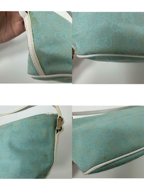 Gucci 古馳 緹花帆布船型小包 