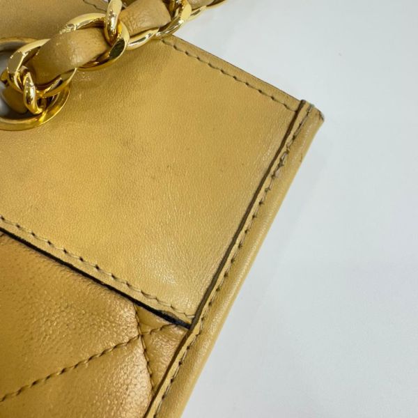 Chanel CARA Vintage奶茶色琴譜包 