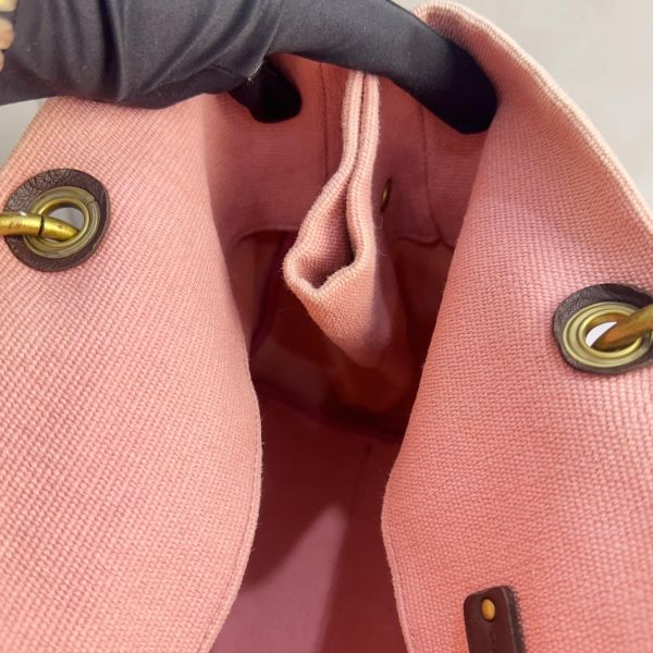 Bottega Veneta 粉紅色帆布托特包 