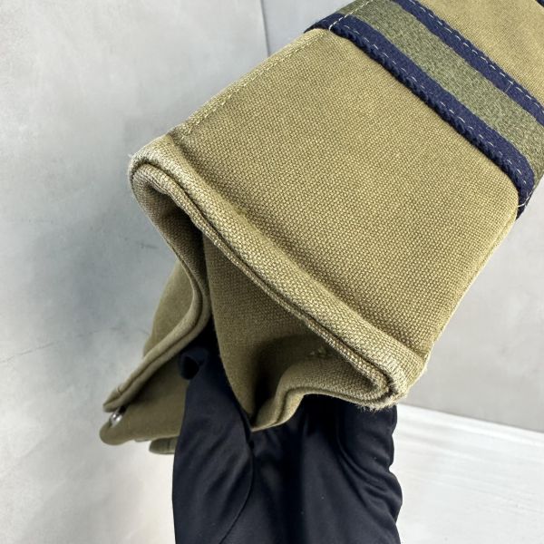 Hermès 中古綠色小號帆布手袋 