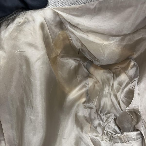 GIORGIO ARMANI灰色格紋西裝外套 