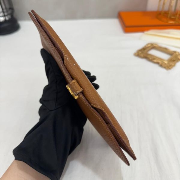 Hermès Dogon long Wallet 手包長銀包 金棕 