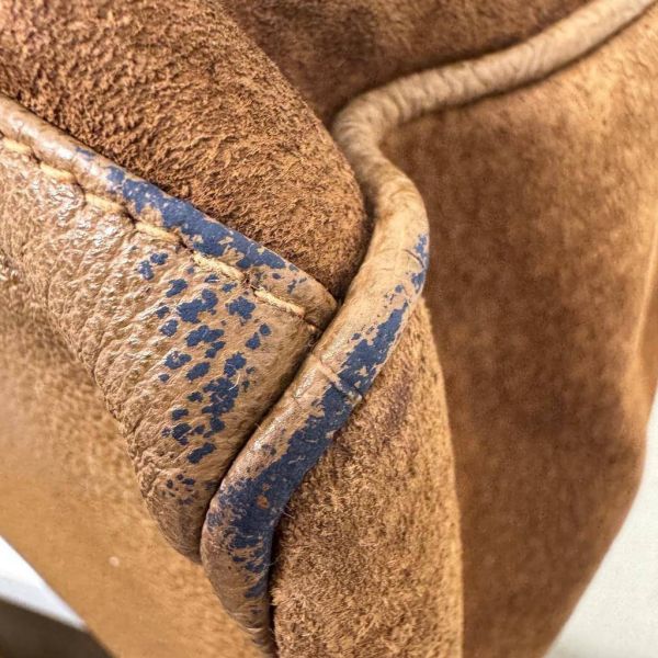 Gucci 竹節麂皮手提包 