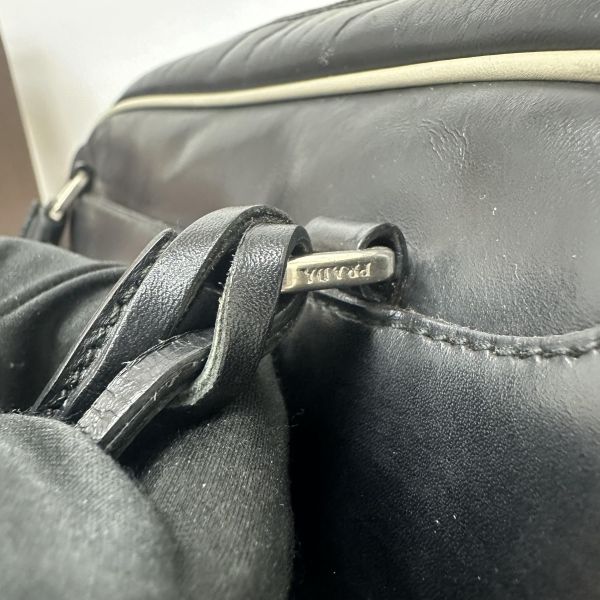 Prada Bowling Bag 黑色皮革保齡球包 