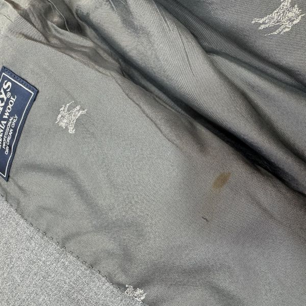 Burberry 灰色西裝外套 