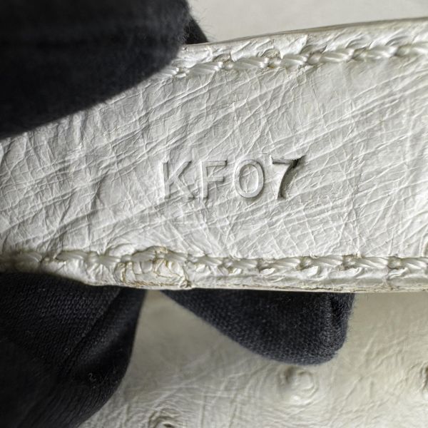 celine 鴕鳥皮古董單肩包 