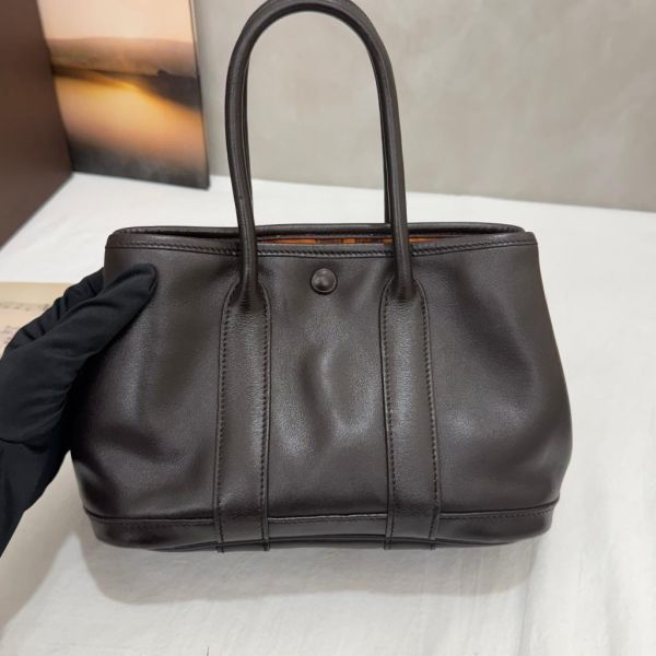 Hermès Garden Party mini 烏木色 