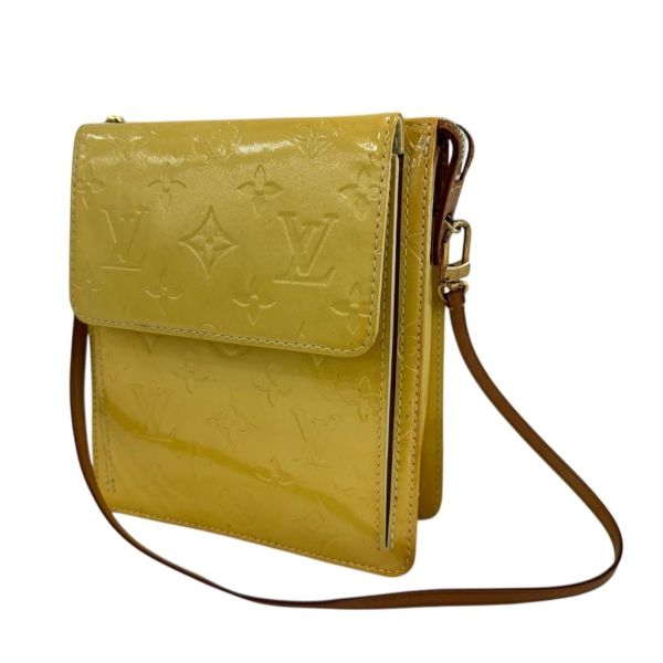 Louis Vuitton 單肩包 Vernis Motte M91059 檸檬黃色 