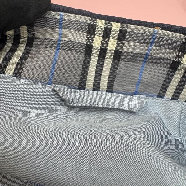 Burberry 深藍色復古女士風衣 