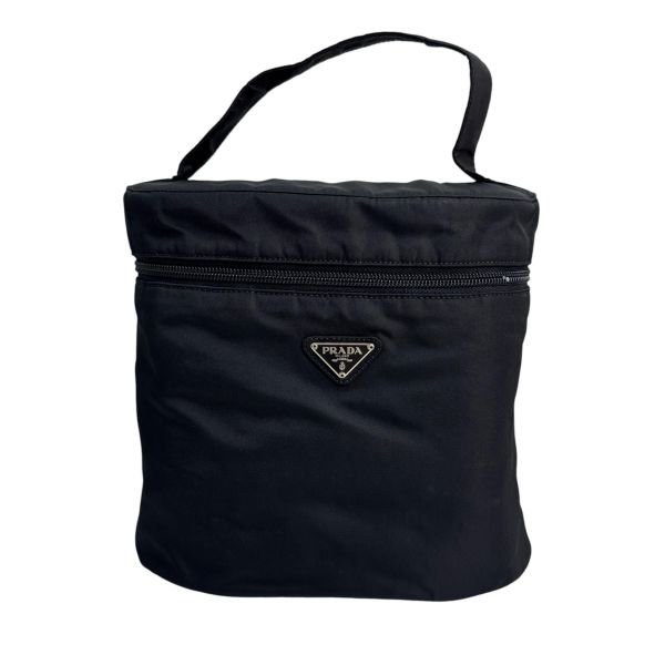 Prada 經典尼龍三角標化妝箱 手提包 