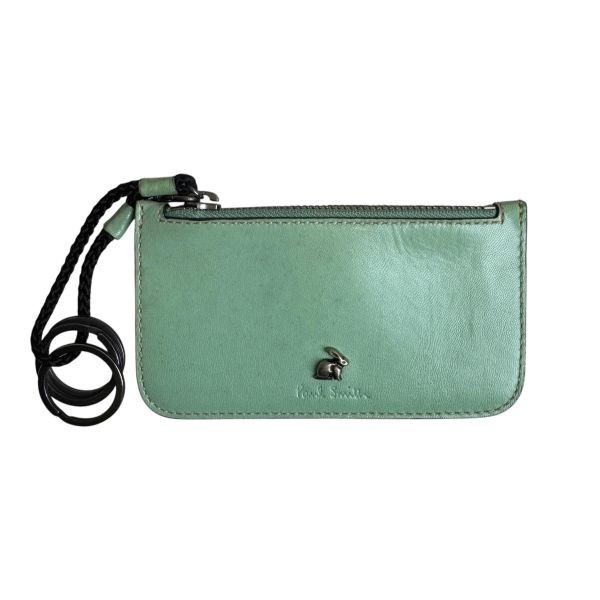 Paul Smith 淺綠色皮革卡夾 