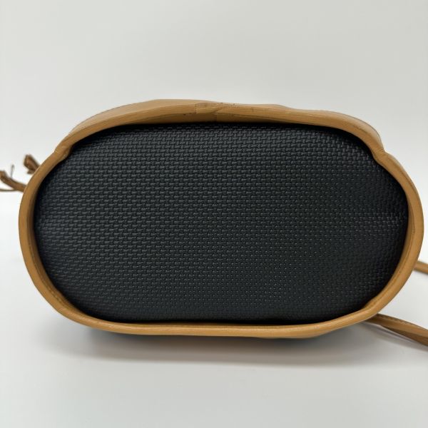 YSL 聖羅蘭 絕版 古董編織拼皮革水桶包 