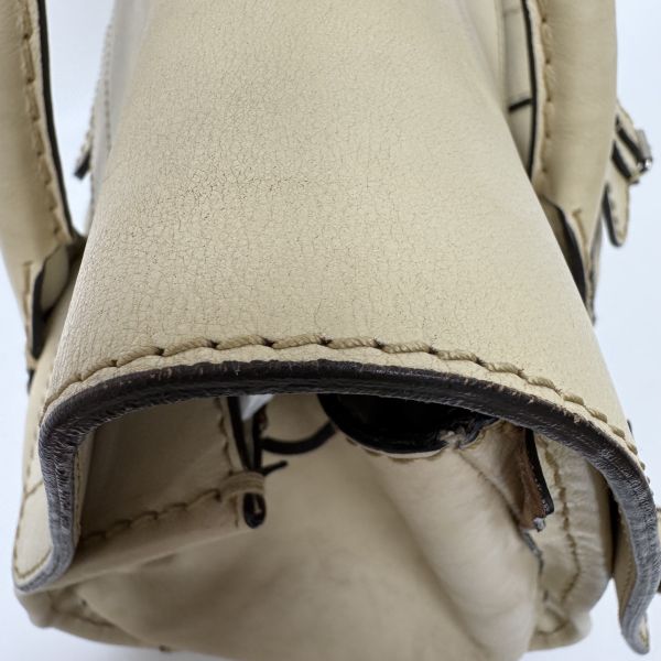 Chloe Edith Bag 米白前口袋手提包 