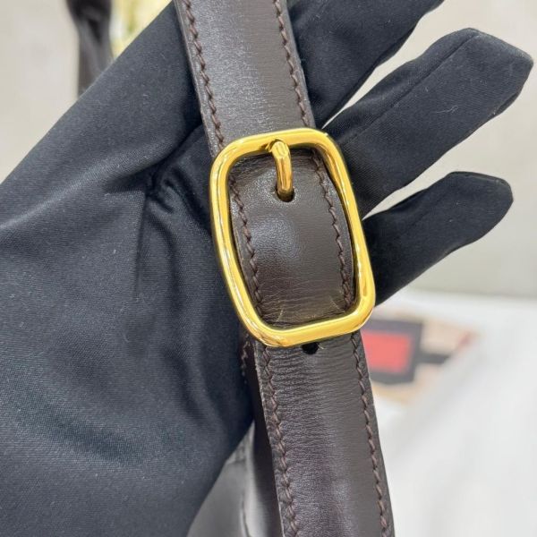 Hermès trim 31 深咖色肩背包 