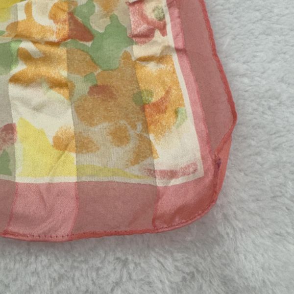 Yves Saint Laurent 聖羅蘭 水彩暈染印花絲巾 