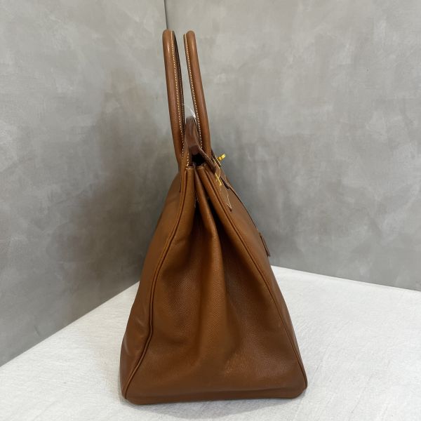 Hermès Birkin 鉑金包 40 金棕金釦 Epsom 