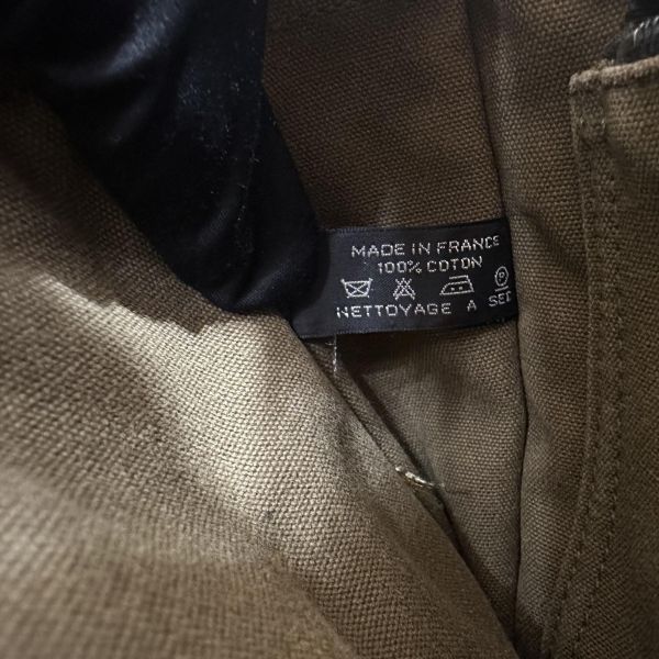 Hermès 中古綠色小號帆布手袋 