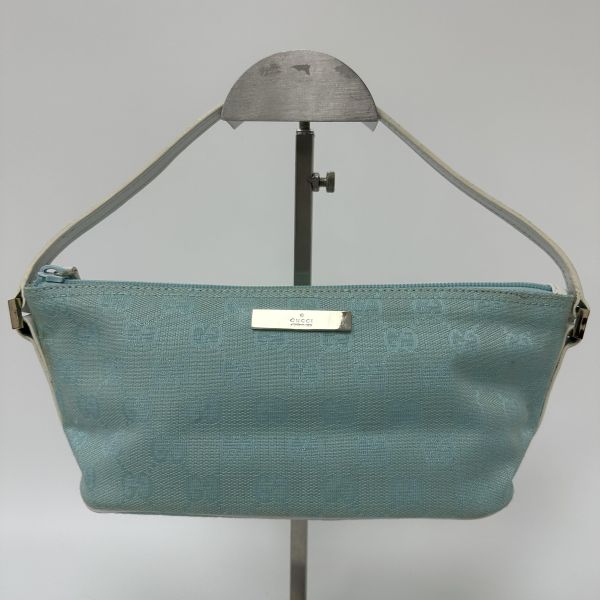 Gucci 古馳 緹花帆布船型小包 