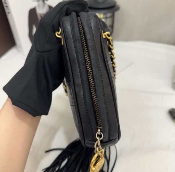 Chanel 菱形流蘇小包 