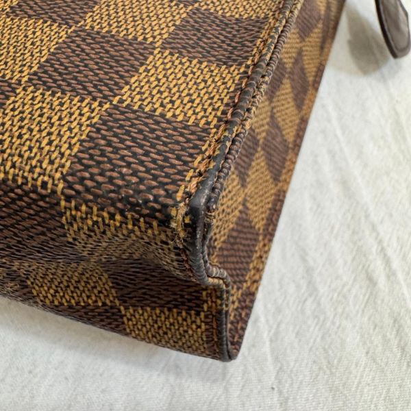 LV 棋盤格 手拿包 