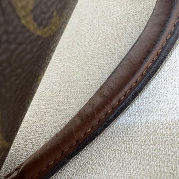 Louis Vuitton 紅皮老花 手提公事包 