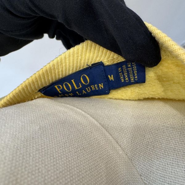 Polo Ralph Lauren鵝黃色衛衣 
