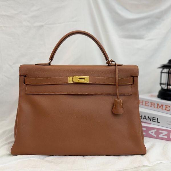 Hermès Kelly 凱莉包 40 金棕色 