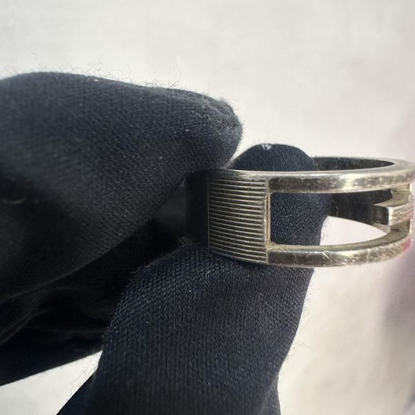 GUCCI 中古G 925銀飾戒指 