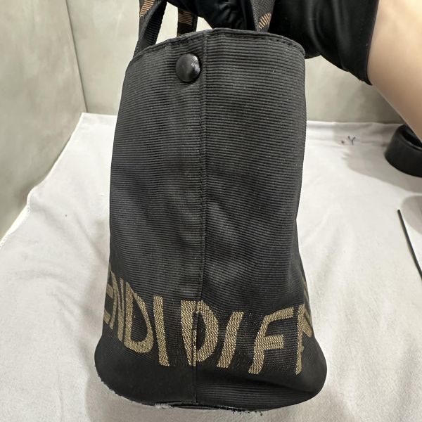 Fendi復帆布水桶迷你托特包 