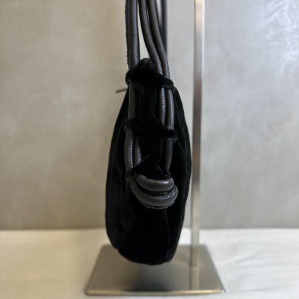 Emporio Armani 亞曼尼 毛毛半月包 水餃包 