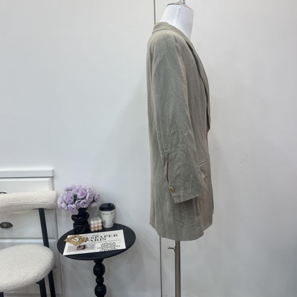 GIORGIO ARMANI灰色格紋西裝外套 