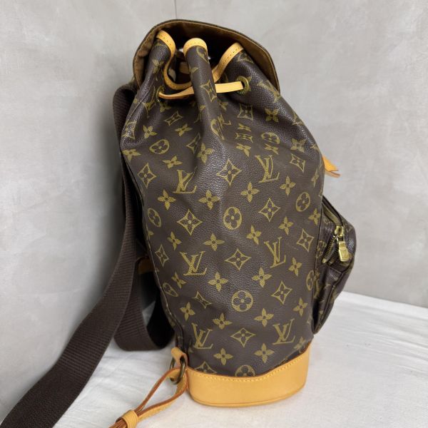 LV Montsouris 老花雙肩包 