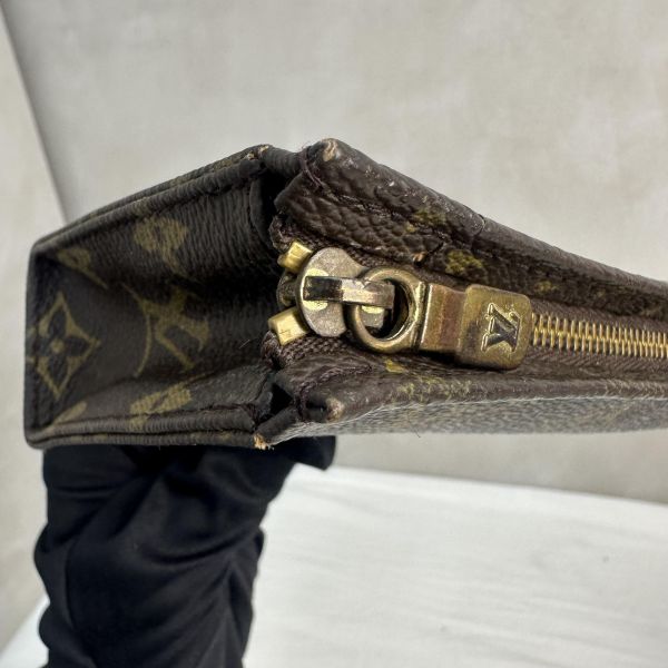 Louis Vuitton 中古老花迷你洗漱手拿包 