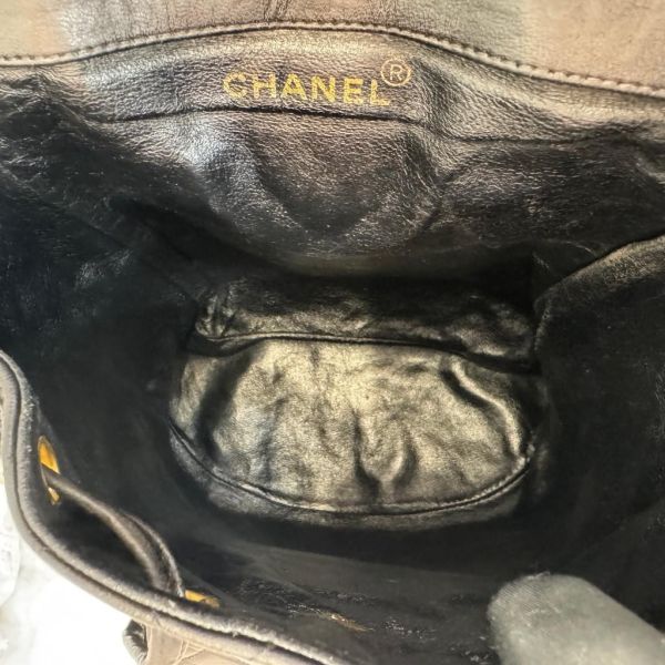 Chanel  Duma 黑色金扣 