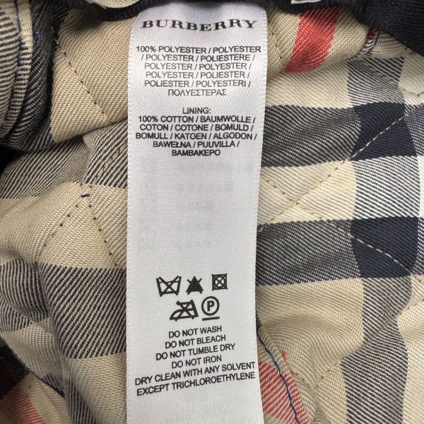 Burberry 藍 漁夫帽 