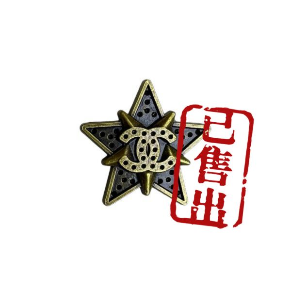 Chanel 星形胸針 
