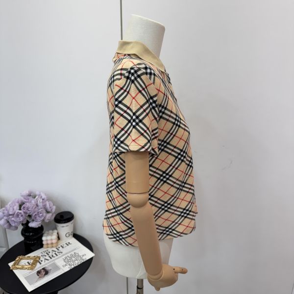 Burberry 經典格紋短袖 Polo 衫 