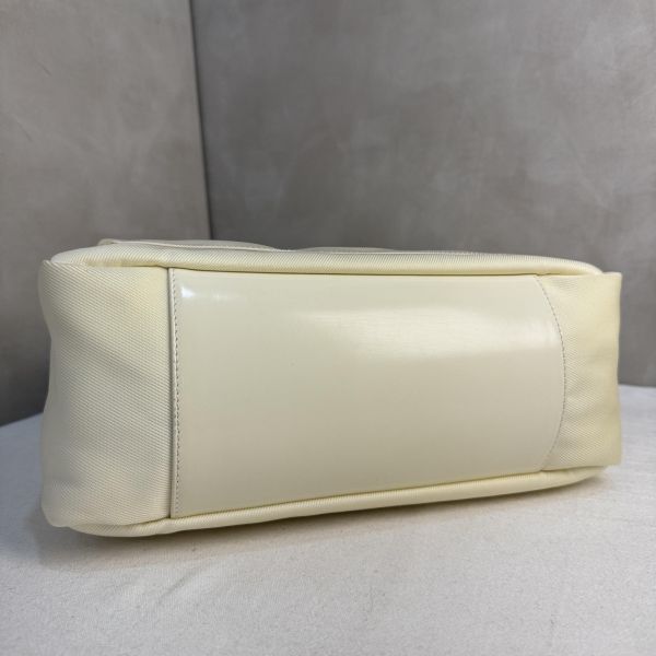 Gucci 米白竹節手提肩背包 