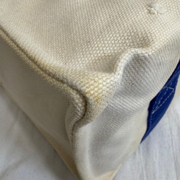 Hermès  Herbag Cabas 克萊因藍提把帆布托特包 