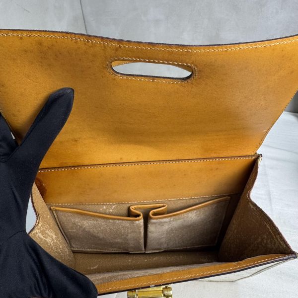 Celine 白色老花雙子星手提包 