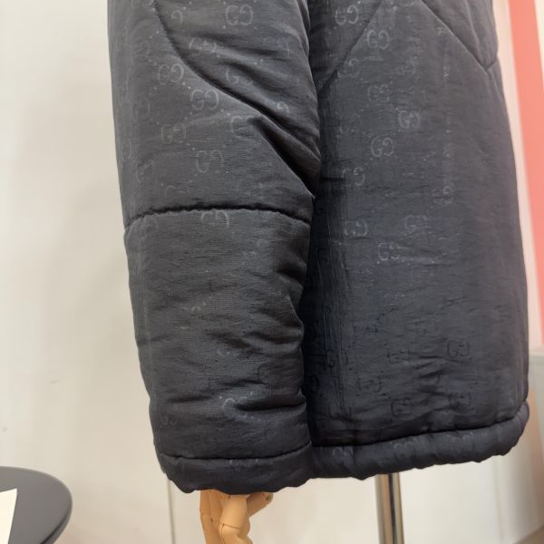Gucci 提花輕薄羽絨外套 