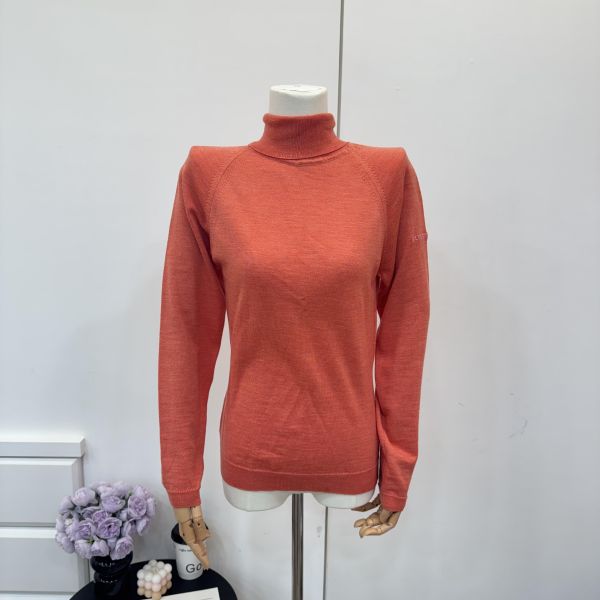 Burberry 珊瑚橙高領針織衫 