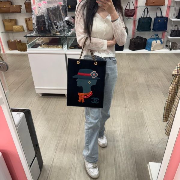 Chanel 毛線手袋 