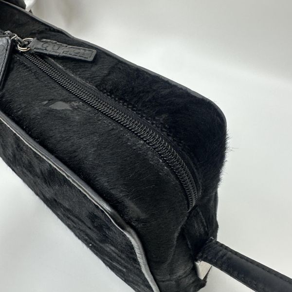 Gucci 復古黑色單肩包 