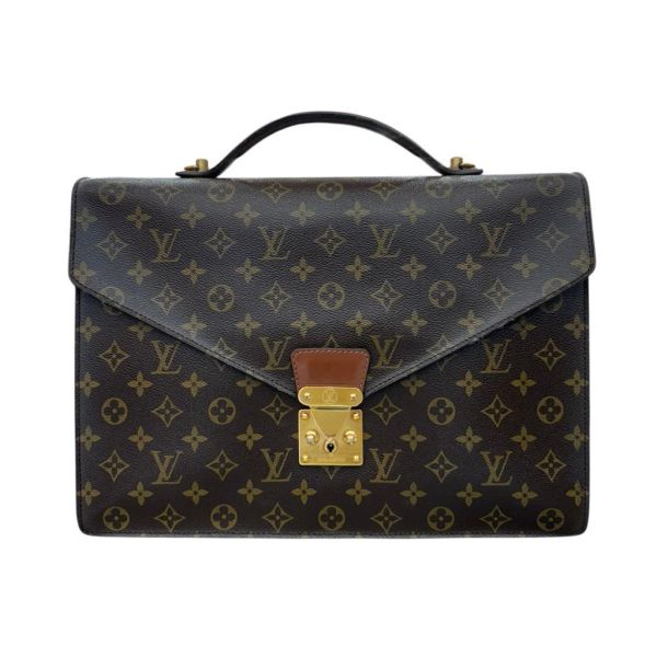 Louis Vuitton 紅皮老花 手提公事包 