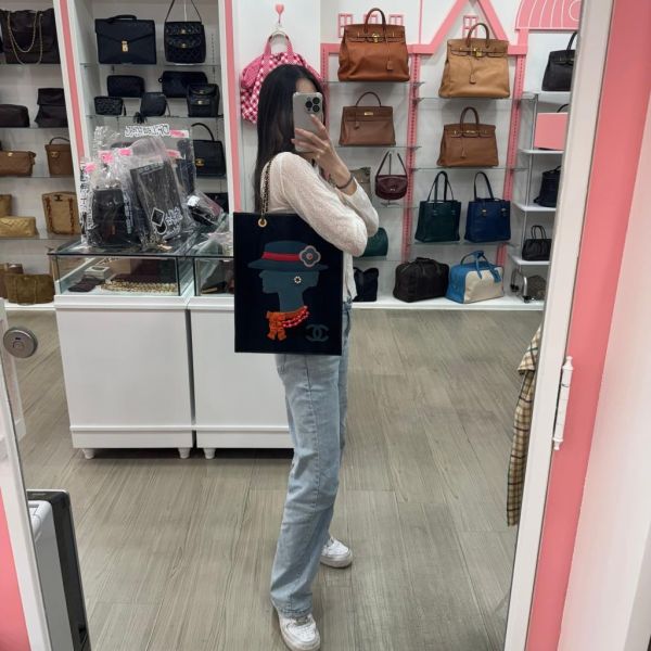 Chanel 毛線手袋 