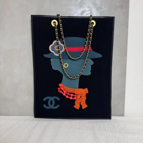 Chanel 毛線手袋 