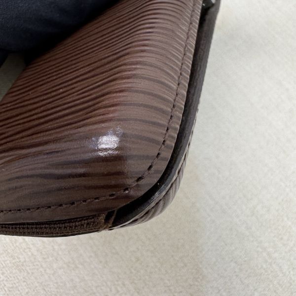 Louis Vuitton 咖啡色水波紋多功能鑰匙包 