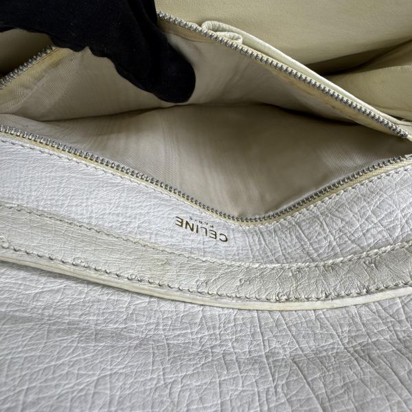 celine 鴕鳥皮古董單肩包 