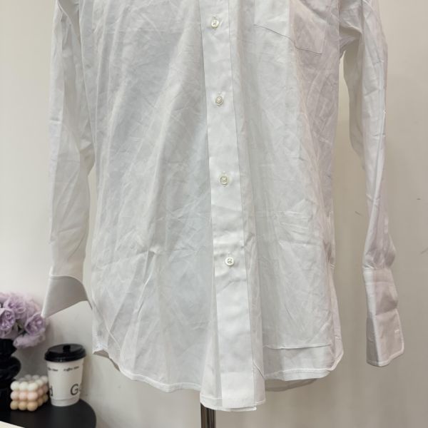 Burberry 白色棉質長袖襯衫 